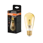 Lampa VINTAGE 1906 Classic Edison Filament szkło przezroczyste GOLD 35 non-dim 4W/824 E27 LEDVANCE