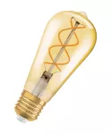 Lampa VINTAGE 1906 dim Classic Edison Filament szkło przezroczyste GOLD 28 DIM 4W/820 E27 LEDVANCE