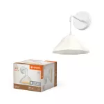 Oprawa Decor Lotus Leaf Wall E14 White