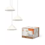 Oprawa Decor Lotus Leaf Pendant 3XE14 White