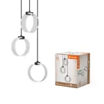 Oprawa Decor Circle 3XPendant PL 20W Click CCT Black