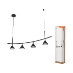Oprawa Decor Fuji 4XPendant Linear 16W 930 Black