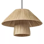 Oprawa Decor Bamboo Paper Hut Pendant 400 E27 Brown