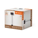 Oprawa Decor Felt Weaving Cans Standing Floor E27 Dark Gray