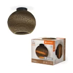 Oprawa Decor Cardboard Ball Ceiling E27 Brown