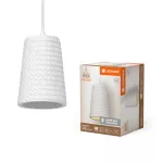 Oprawa Decor Plaster Cone Pendant E27 White