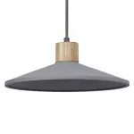 Oprawa Decor Concrete Wood Pendant 320 mm E27 Dark Gray