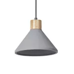 Oprawa Decor Concrete Wood Pendant 220 mm E27 Dark Gray