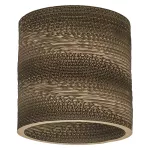 Oprawa Decor Cardboard Cylinder Ceiling E27 Brown
