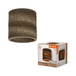 Oprawa Decor Cardboard Cylinder Ceiling E27 Brown