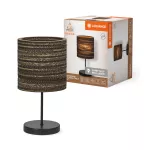 Oprawa Decor Cardboard Cylinder Table E27 Brown