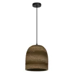 Oprawa Decor Cardboard Ball Pendant E27 Brown
