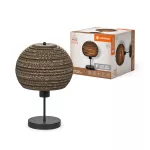 Oprawa Decor Cardboard Ball Table E27 Brown
