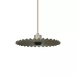 Oprawa Decor Plisse Pendant E27 Beige