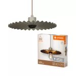 Oprawa Decor Plisse Pendant E27 Beige