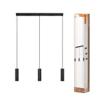 Oprawa Decor Drums Pendant 3XGU10 2XLED Black