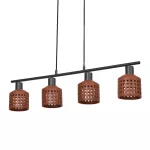 Oprawa Decor Clay Windows Pendant LN 4XE27 Brown