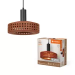 Oprawa Decor Clay Windows Pendant 1XE27 Brown