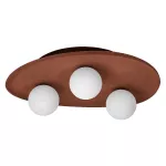Oprawa Decor Clay Nest Ceiling 3XG9 Brown