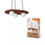 Oprawa Decor Clay Nest Pendant 3XG9 Brown