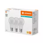 Lampa LED CLASSIC A V 8W 830 Frosted B22D Triple Pack