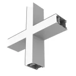 Oprawa OFFICE LINEAR SHAPE CONNECTORS OPAL GY