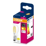 Lampa LED FILAMENT CLASSIC P VALUE 3.4W 2700K Clear E27