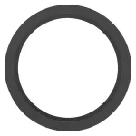 Wymienny pierścień DOWNLIGHT COMFORT EXCHANGEABLE RING D200 BK