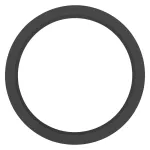 Wymienny pierścień DOWNLIGHT COMFORT EXCHANGEABLE RING D250 BK