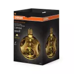 Dekoracyjna lampa LED w elektrochromowanym szkle, kolor złoty, rozmiar średni