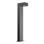 Oprawa BOLLARD RECTANGULAR 12W 830 Black