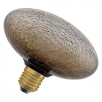 Lampa LED Z KLOSZEM WYKONANYM ZE SZKŁA RYFLOWANEGO