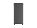 SZAFA INSTALACYJNA RACK STOJĄCA 19" 27U 600X600 CZARNA DRZWI PRZESZKLONE LANBERG (FLAT PACK)