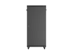 SZAFA INSTALACYJNA RACK STOJĄCA 19" 27U 600X800 CZARNA DRZWI PRZESZKLONE LANBERG (FLAT PACK)