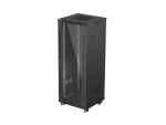 SZAFA INSTALACYJNA RACK STOJĄCA 19" 32U 600X600 CZARNA DRZWI PRZESZKLONE LANBERG (FLAT PACK)