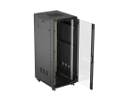 SZAFA INSTALACYJNA RACK STOJĄCA 19" 32U 600X800 CZARNA DRZWI PRZESZKLONE LANBERG (FLAT PACK)