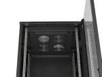 SZAFA INSTALACYJNA RACK STOJĄCA 19" 37U 600X600 CZARNA DRZWI PRZESZKLONE LANBERG (FLAT PACK)