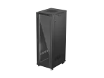 SZAFA INSTALACYJNA RACK STOJĄCA 19" 37U 600X800 CZARNA DRZWI PRZESZKLONE LANBERG (FLAT PACK)