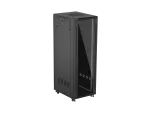 SZAFA INSTALACYJNA RACK STOJĄCA 19" 37U 600X800 CZARNA DRZWI PRZESZKLONE LANBERG (FLAT PACK)
