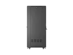 SZAFA INSTALACYJNA RACK STOJĄCA 19" 37U 600X800 CZARNA DRZWI PRZESZKLONE LANBERG (FLAT PACK)