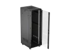 SZAFA INSTALACYJNA RACK STOJĄCA 19" 37U 600X800 CZARNA DRZWI PRZESZKLONE LANBERG (FLAT PACK)