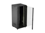 SZAFA INSTALACYJNA RACK STOJĄCA 19" 37U 800X800 CZARNA DRZWI PRZESZKLONE LANBERG (FLAT PACK)