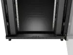 SZAFA INSTALACYJNA RACK STOJĄCA 19" 37U 800X800 CZARNA DRZWI PRZESZKLONE LANBERG (FLAT PACK)