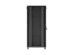 SZAFA INSTALACYJNA RACK STOJĄCA 19" 37U 800X800 CZARNA DRZWI PRZESZKLONE LANBERG (FLAT PACK)
