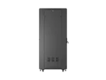 SZAFA INSTALACYJNA RACK STOJĄCA 19" 37U 800X800 CZARNA DRZWI PRZESZKLONE LANBERG (FLAT PACK)