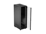 SZAFA INSTALACYJNA RACK STOJĄCA 19" 42U 600X1000 CZARNA DRZWI PRZESZKLONE LANBERG (FLAT PACK)