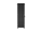 SZAFA INSTALACYJNA RACK STOJĄCA 19" 42U 600X1000 CZARNA DRZWI PRZESZKLONE LANBERG (FLAT PACK)