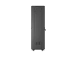 SZAFA INSTALACYJNA RACK STOJĄCA 19" 42U 600X600 CZARNA DRZWI PRZESZKLONE LANBERG (FLAT PACK)