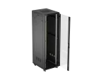 SZAFA INSTALACYJNA RACK STOJĄCA 19" 42U 600X800 CZARNA DRZWI PRZESZKLONE LANBERG (FLAT PACK)