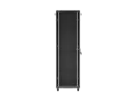 SZAFA INSTALACYJNA RACK STOJĄCA 19" 42U 600X800 CZARNA DRZWI PRZESZKLONE LANBERG (FLAT PACK)